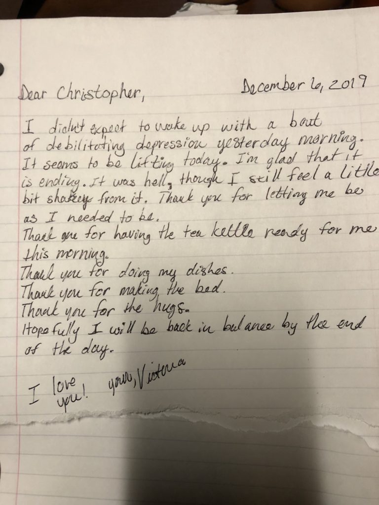 Depression: A Letter to Christopher – Embracing Your Joy